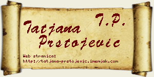 Tatjana Prstojević vizit kartica